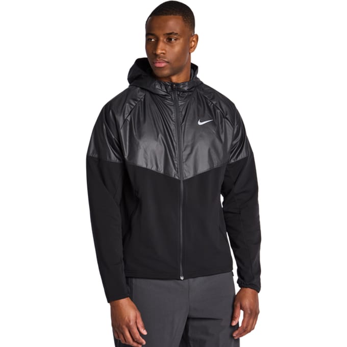 Nike Miler Trainingspakken Heren - Zwart - Maat L - Poly Woven