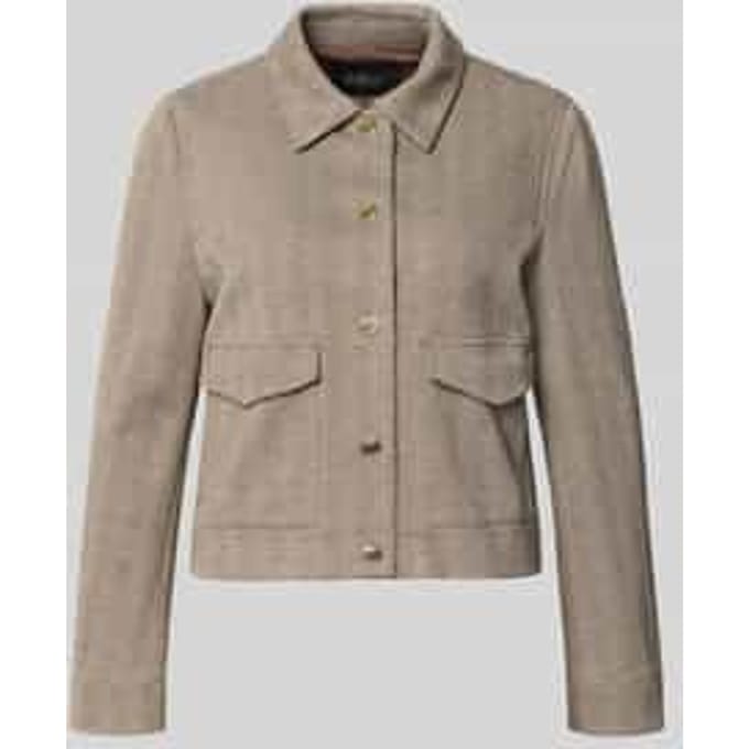 Regular fit overhemdjack met viscose