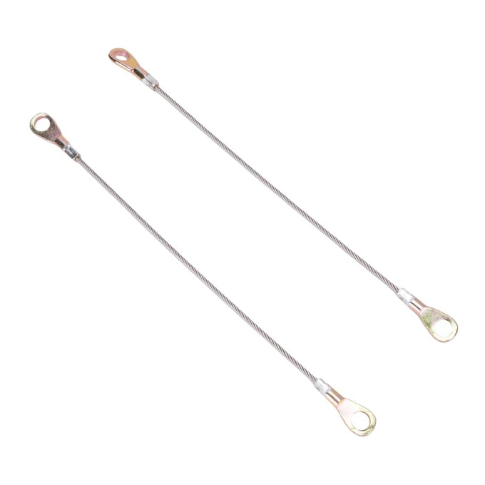 2 Pièces 10.6in Crochet de Câble de Hayon Câble en Acier Inoxydable Câble de Hayon Automobile de Remplacement pour Mule 3000 3010 3020 gray
