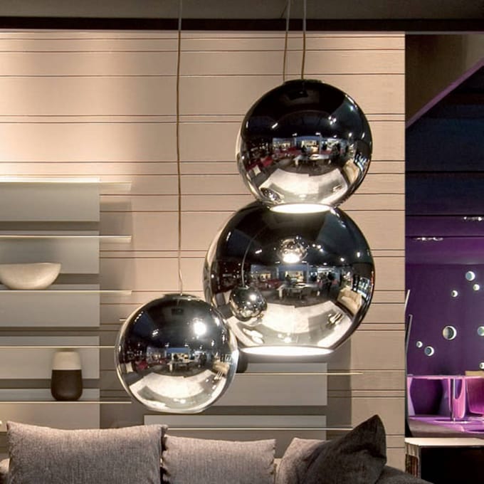 Fontana Arte Design-hanglamp GLOBO DI LUCE - diameter 20 cm