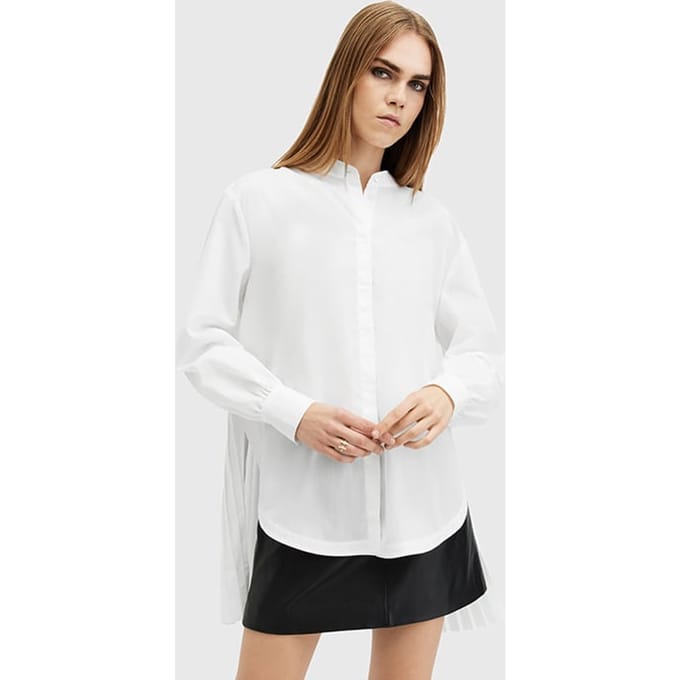 AllSaints Percy Shirt White Taglia: 2 | Magliette intime Outlet | Donna | Bianco