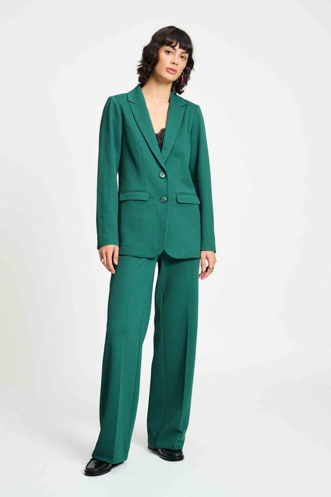 POM Amsterdam Blazer - Chloé Pine Green Taglia: 36 | Blazers Outlet | Donna | Ciano