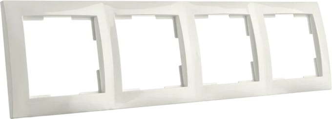 EMhub afdekraam 4-voudig - Lumo55 alpin wit (4090089)
