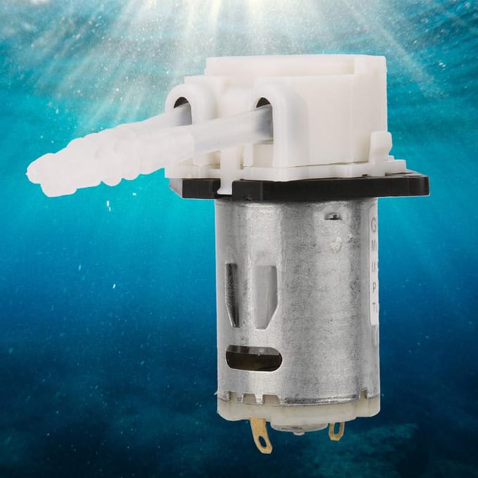 12V 3*5 Doseerpomp DIY Peristaltische Slangkop Voor Aquarium Laboratorium Chemische Analyse(wit) white
