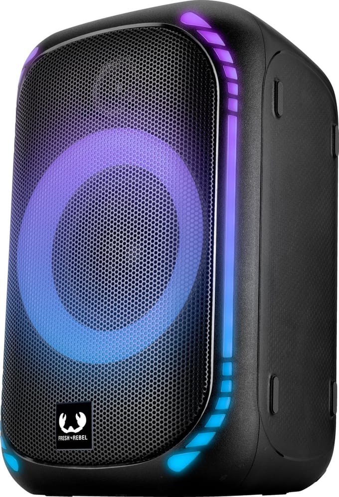 Fresh 'n Rebel Party Speaker Bluetooth - Medium formaat - 20 uur Speeltijd - Bass Boost - Lichtshow - Waterdicht - 200W Peak Output
