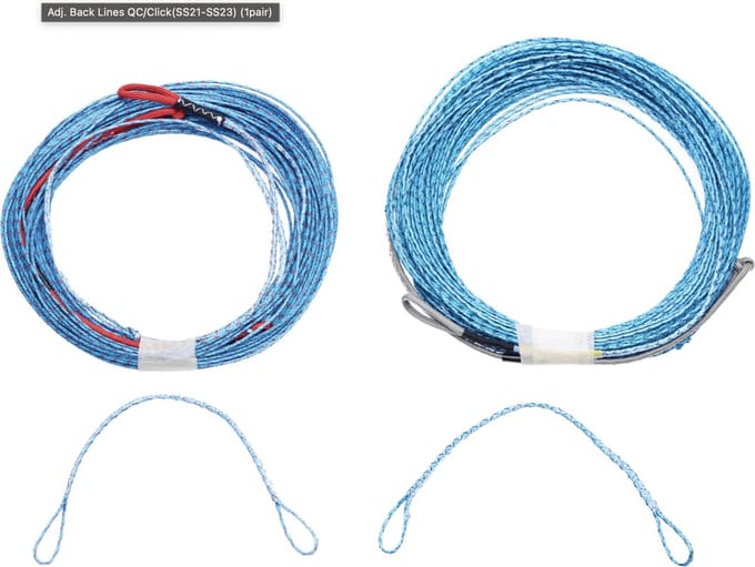 Duotone Back Lines QC/Click 21-Onwards Blue