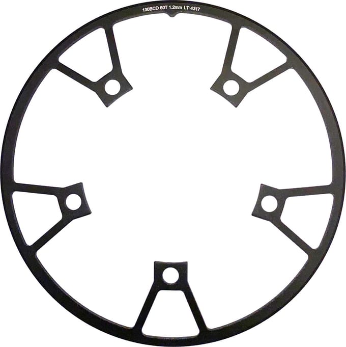 Gates beschermrand CDX cranckstel 5B spider assembly, 60T 5-arm, 1.2 mm offset