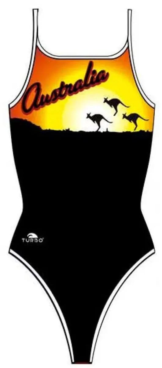 Turbo Australia Sun 2012 Zwemkleding Zwart L Vrouw