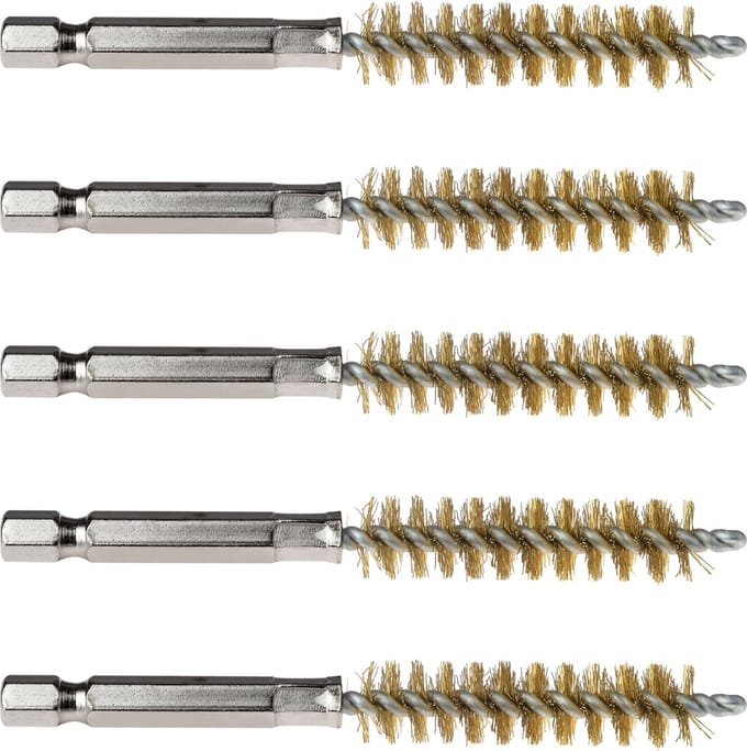 SW-Stahl 62330L-M11 messing borstels 11mm 5-delig