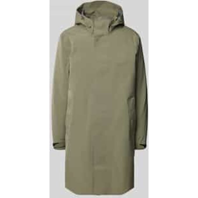 Parka met capuchon en mouwtrensjes
