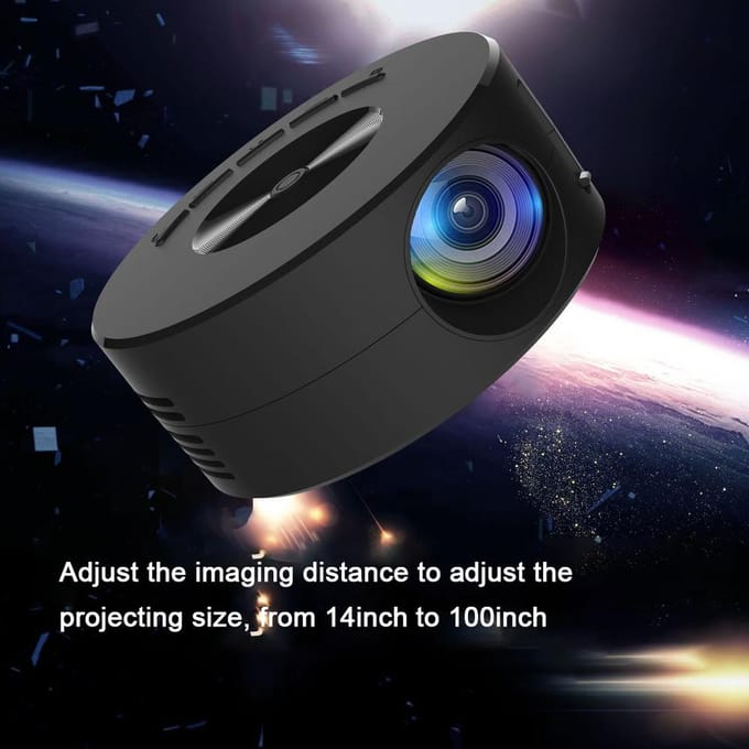 Huishoudelijke Mini LED Projector Draagbaar Wirecast Projectieapparaat Optische Len 320*180 LCD-scherm veelkleurig