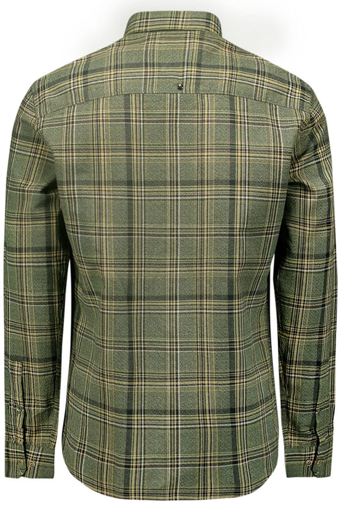 No Excess Shirt Check Dark Green Größe: S | Casual hemden Outlet | Herren | Grün