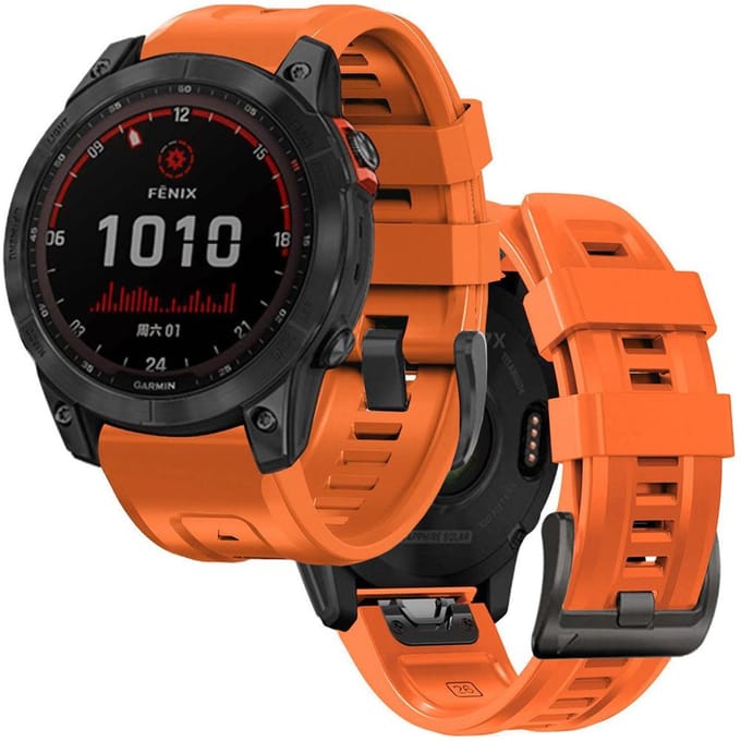Tech-Protect IconBand Strap for Garmin Fenix 5 / 6 / 6 Pro / 7 - Orange