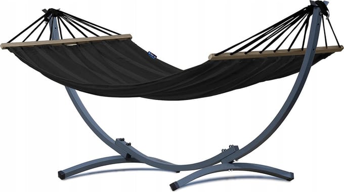 Hangmat met Standaard 1 Persoons – Extra Stabiel Frame tot 200 kg | Compact, Stevig & Duurzaam