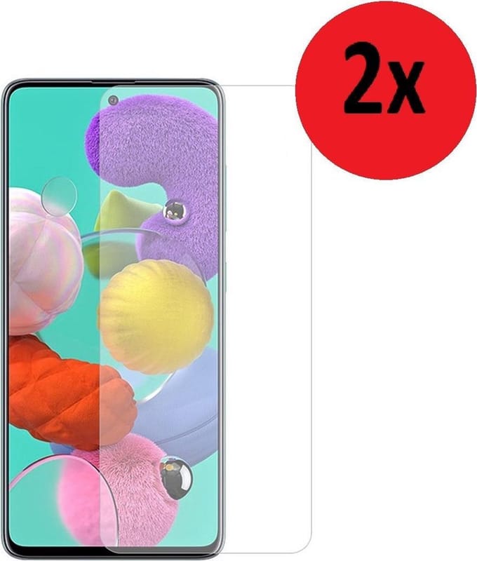 Samsung Galaxy A52 Screenprotector - Samsung A52 Tempered Glass 2x