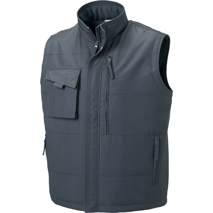 Russell Heren Werkkleding Giletjas (Konvooi Grijs)
