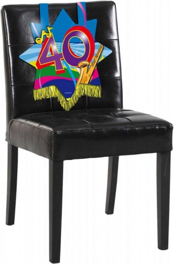 Stoeldecoratie 40 jaar