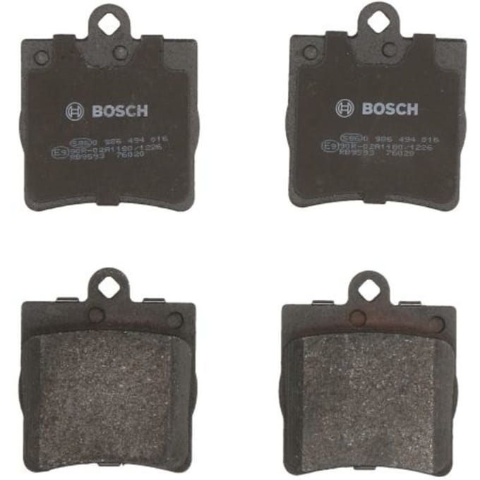 Remblokset BOSCH 0 986 494 016, achter