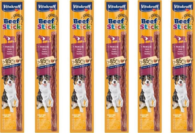 Vitakraft - Hondensnacks - beefstick pens - per 6 stuks 12 gram