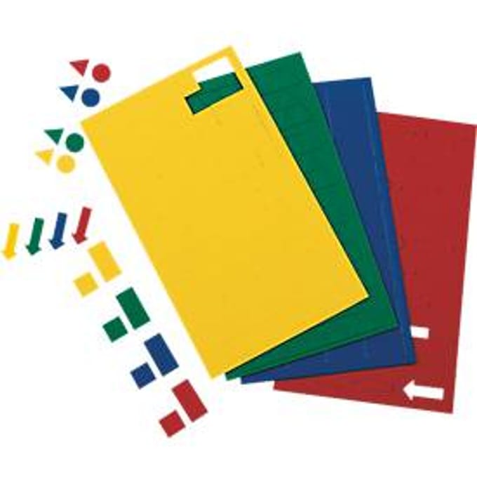 MAUL magneetsymbolen vierkant, 112 stuks, rood
