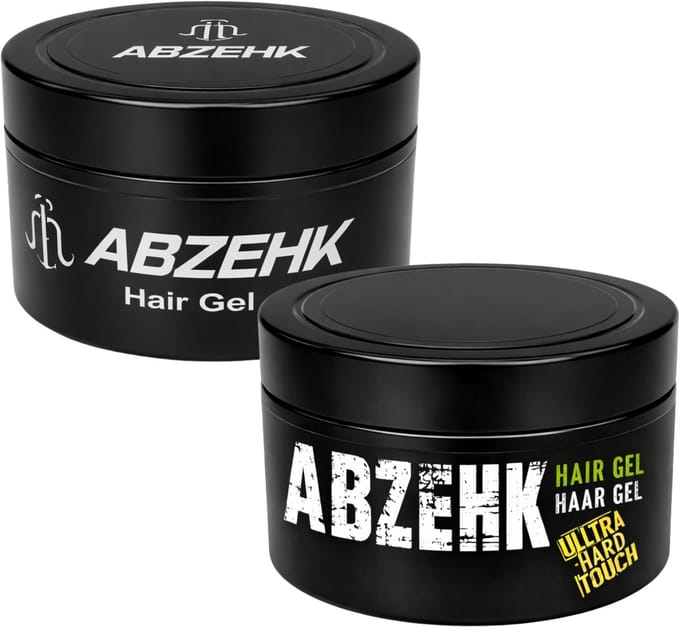 Haargel - Ultra Hard Touch - Transparant 450ml - Geel 300ml - Abzehk - Haarstylingtools