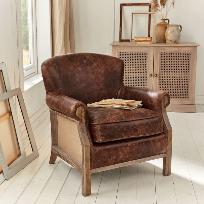 LOBERON Fauteuil Banbury bruin