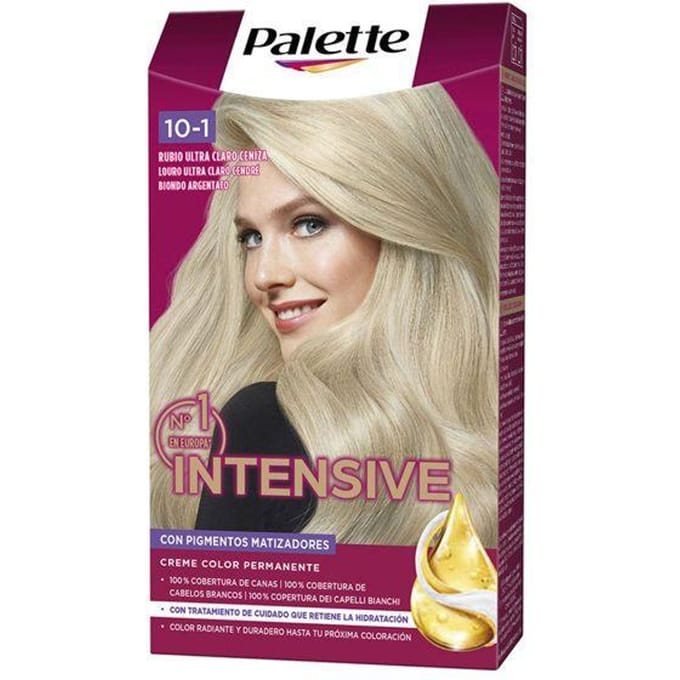 PALETTE INTENSIVE teinture #10.1-Blond Ultra Clair Cendré 1 unité