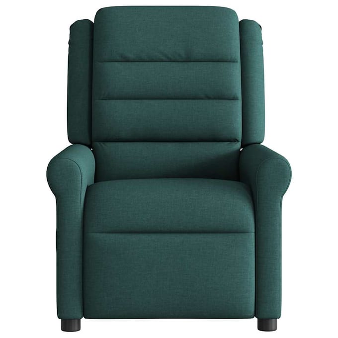 vidaXL - Fauteuil - verstelbaar - stof - donkergroen