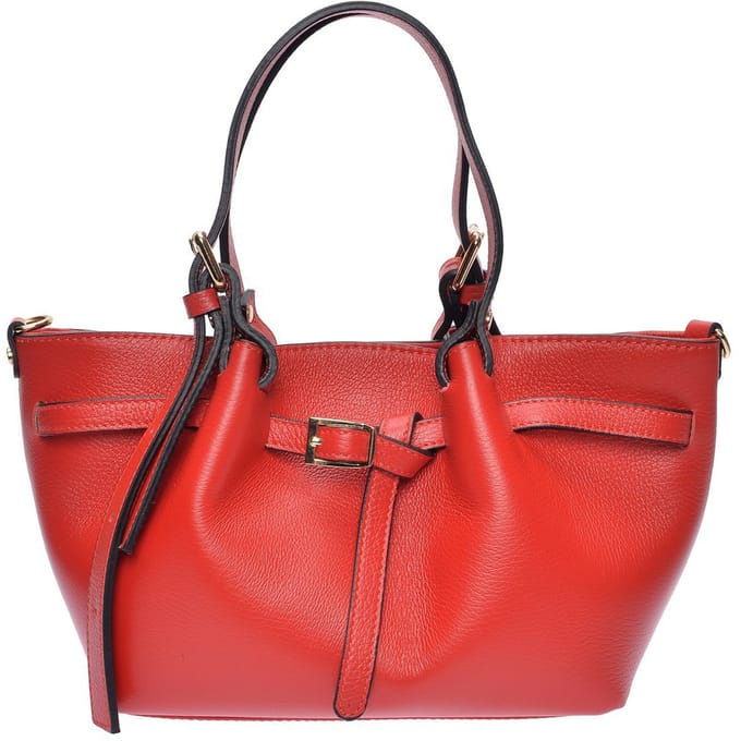 Luisa Vannini Rood Rundleer Tas