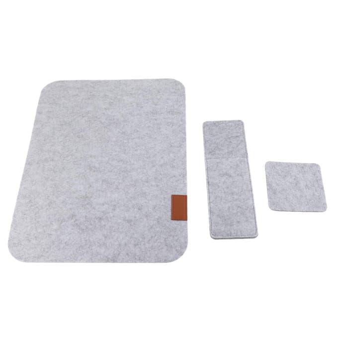 Set de table, dessous de verre ... gris foncé