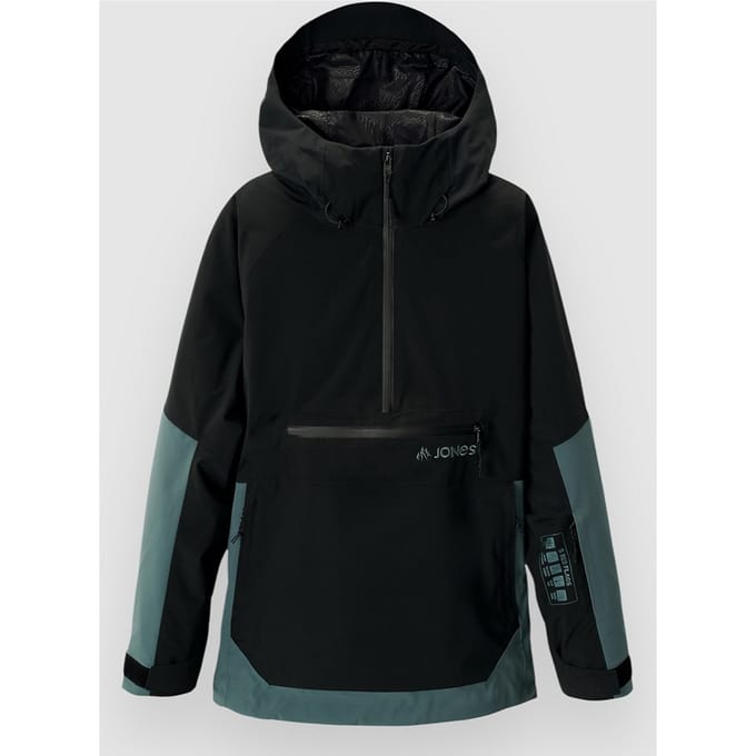 Jones Snowboards Mtn Surf Rec Anorak zwart