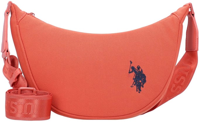 U.S. POLO ASSN. Schoudertas Benton Small Hobo Bag Coral Koraalrood