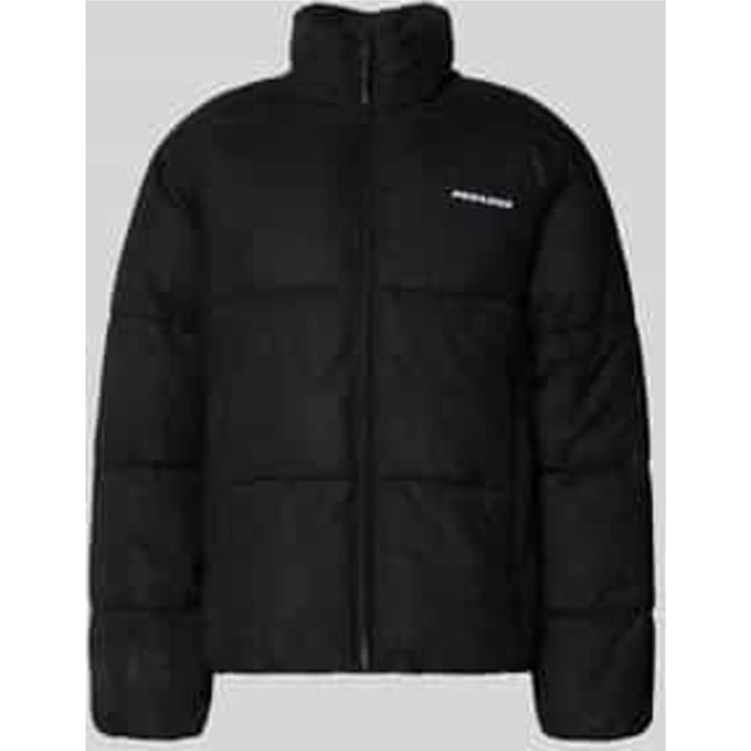 Regular fit gewatteerd jack met logostitching, model 'Sidan'