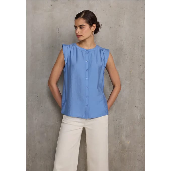 Blousetop met ruches