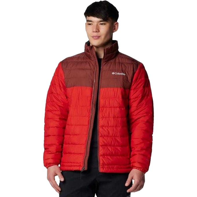 Columbia Heren Powder Lite II Jas (Rood)