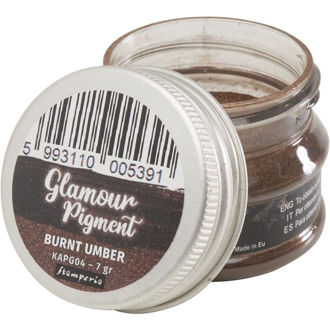 Stamperia Glamour PIgment - Burnt Umber