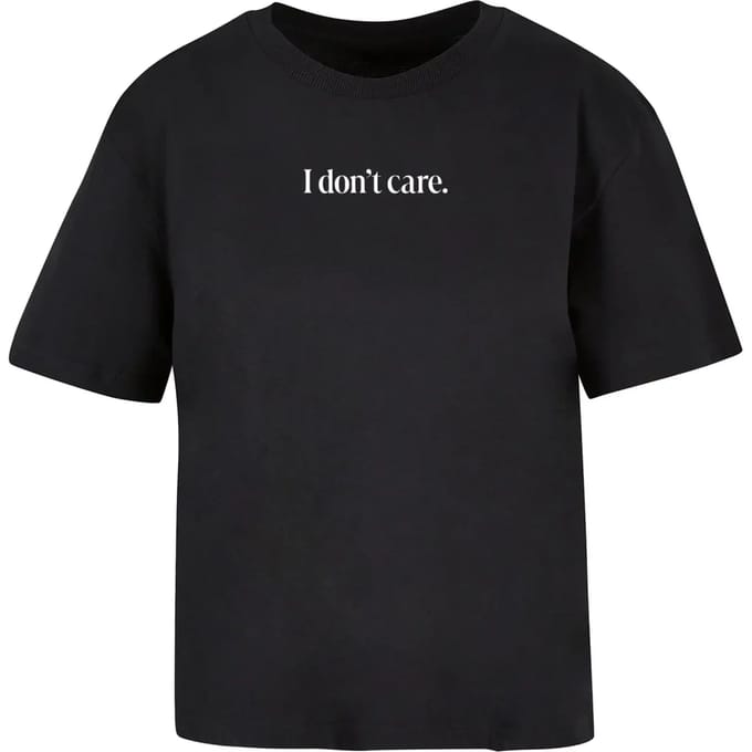 Dames-T-shirt Miss Tee I Don´t Care