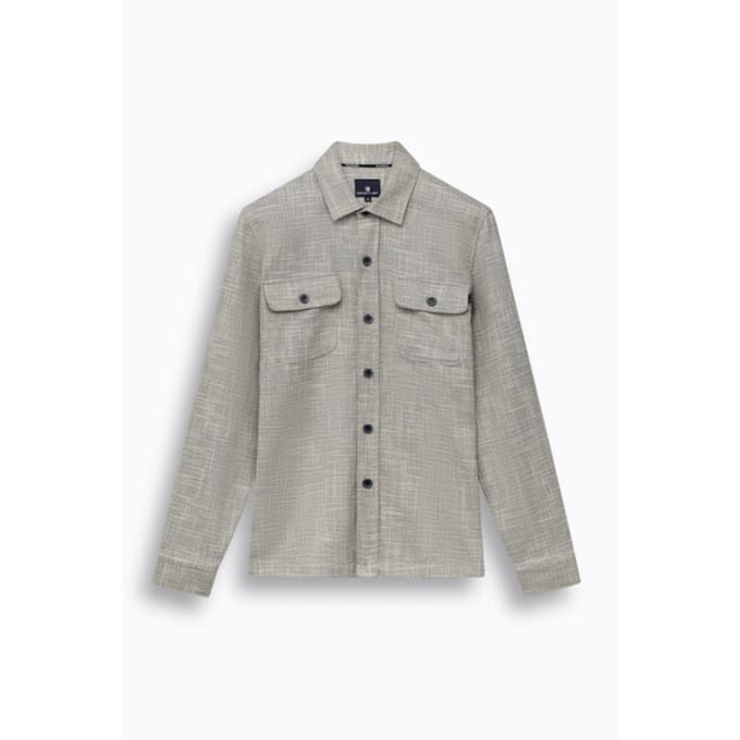 State of Art Overhemd Overshirt Met Gemeleerd Dessin 22116262 5614 Mannen Maat - L