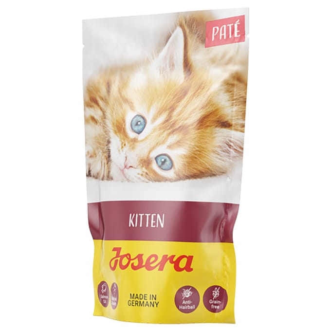16x85g Josera Paté Kitten Gevogelte kattenvoer nat
