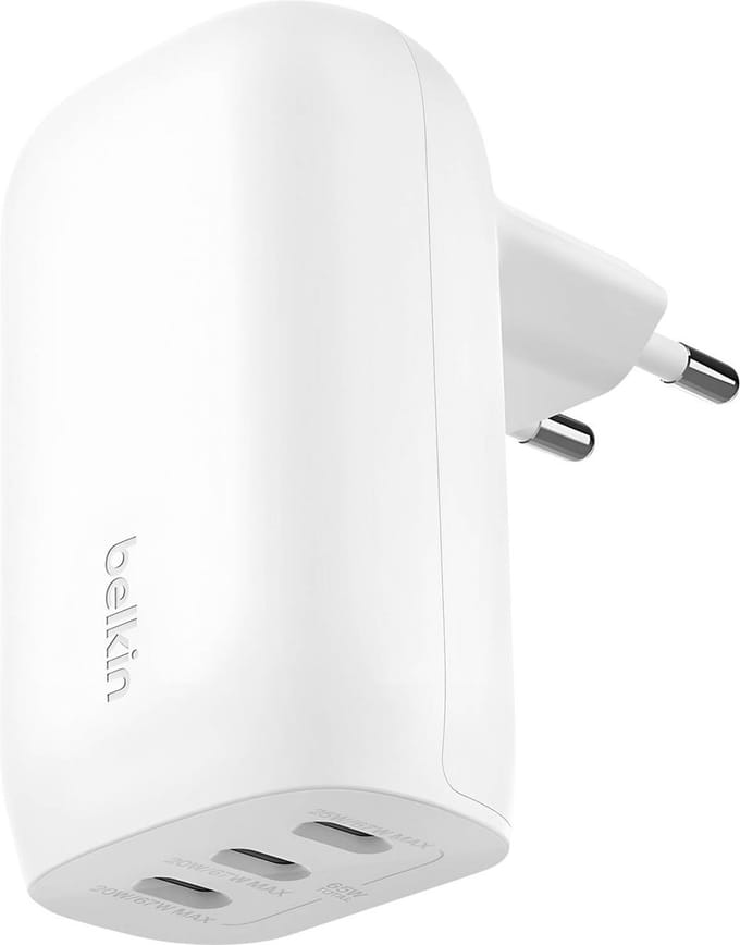 Belkin BoostCharge 3 Port USB-C Charger with PPS 67W