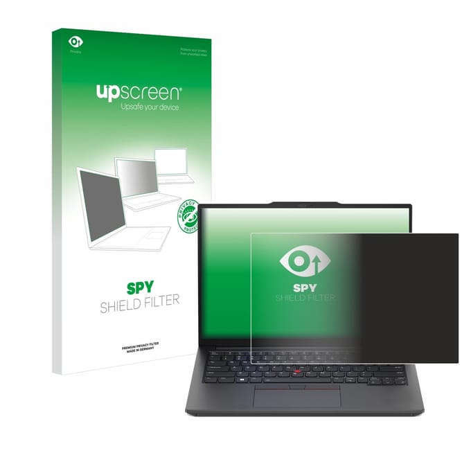 upscreen - privacyscherm voor Lenovo ThinkPad E14 Gen 5 - privacy filter screenfilter Blauwlichtfilter