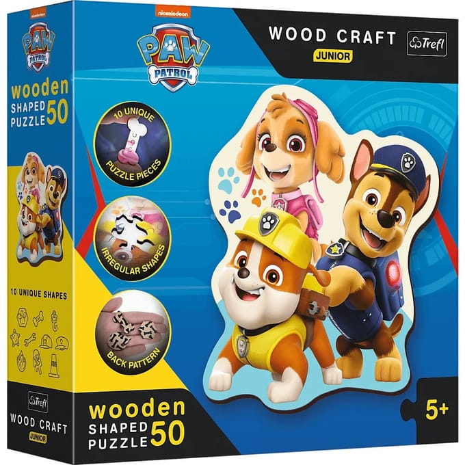Holzpuzzel Junior 50 - Paw Patrol.
