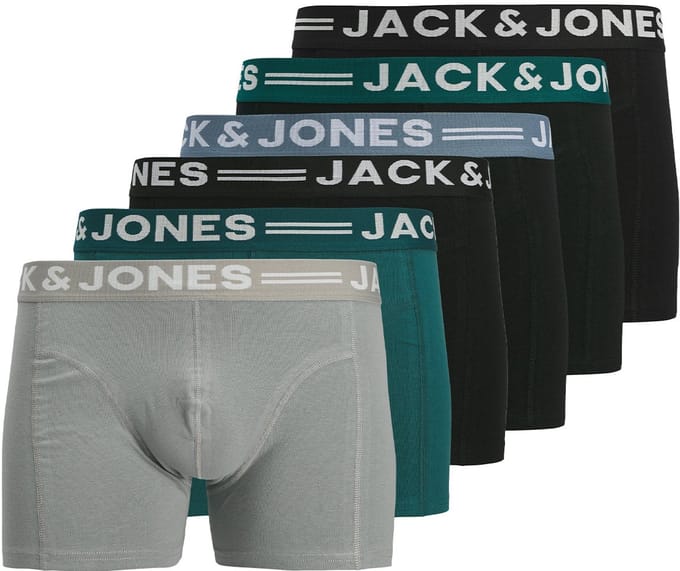 Jack & Jones Heren retro short / pant 6 pack Sense