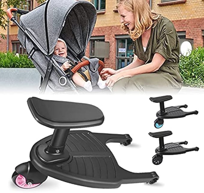 Buggy Board voor Kinderwagen Geschikt voor Kinderen van 2-6 Jaar, Maximaal 25 kg