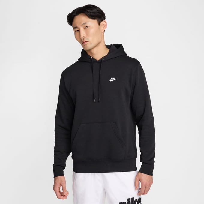 Nike Club Pullover Fleece Hoody Zwart K010