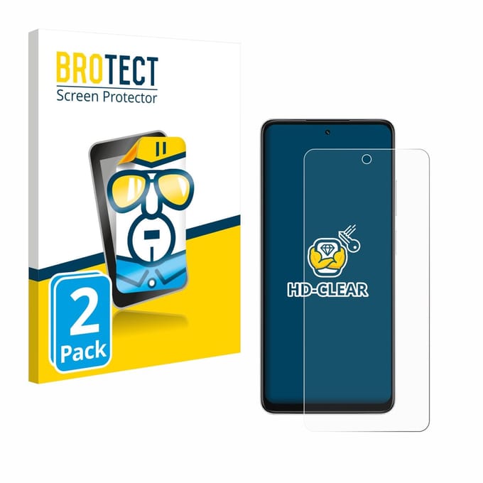 BROTECT - Screenprotector voor Oppo A5x - Folie Beschermfolie transparant 2 Stuks
