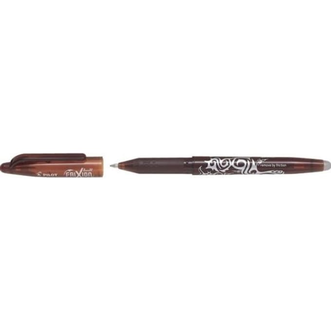 Frixion roller ball pen - Uitgumbaar - 0,7 mm - Bruin