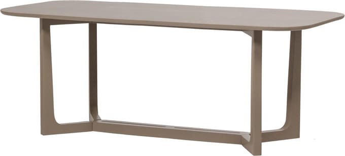 WOOOD Ferion Eettafel - Mango Hout - Mud - 76x180x90