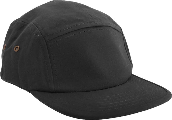 Beechfield Canvas 5 Paneel Classic Baseball Cap (Pakket van 2) (Zwart)