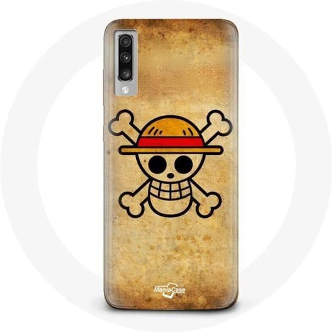 Samsung Galaxy A70 hoesje One Piece Manga Skull